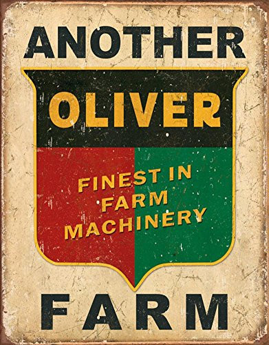 Desperate Enterprises Inc Another Oliver Farm Tin Sign 13 x 16in