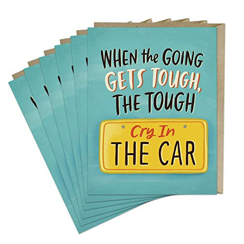 6Pack Emily McDowell Friends Cry In The Car Empathy Cards Blank