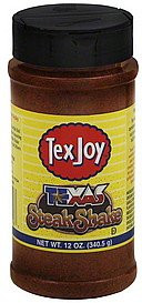 TexJoy Texas Steak Shake Seasoning 12oz Containers Pack of 2 Steak Seasoning