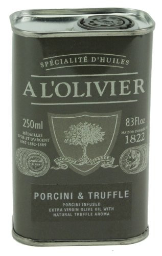 A LOlivier Olive Oil Infused with Porcini-truffle 8_3-Ounce Tins