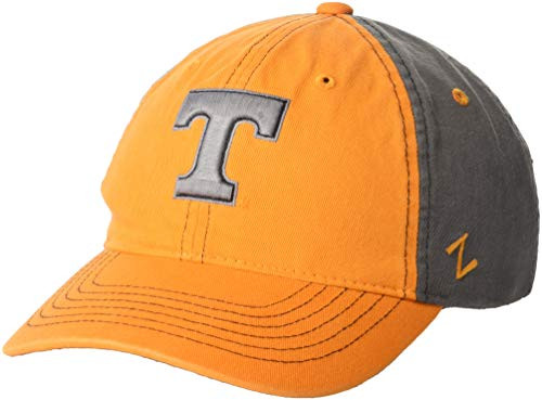 NCAA Zephyr Tennessee Volunteers mens Moonscape Relaxed Hat Adjustable GreyTeam Color