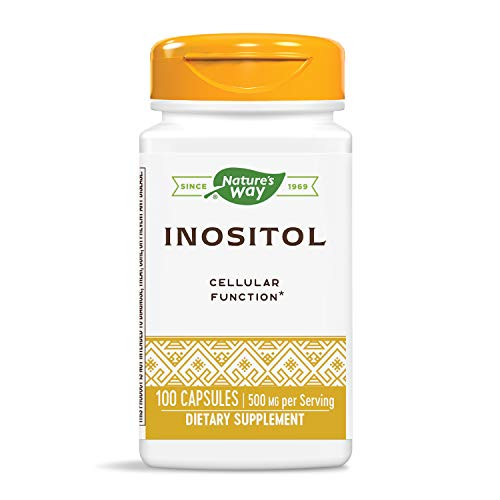 Natures Way Inositol 500 mg per Serving 100 Capsules