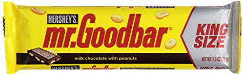 MR GOODBAR Chocolate Candy Bar with Peanuts King Size Pack of 18 MR GOODBAR Chocolate Candy Bar with Peanuts King Size Pack of 18