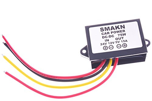 SMAKN DCDC Converter 12V24V Step Down to DC 5V15A 75W Power Supply Module