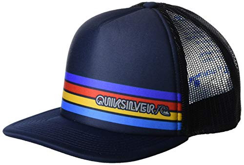 Quiksilver Boys Big GASHER Youth Trucker HAT Navy Blazer 1SZ