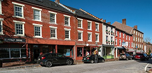 Posterazzi Poster Print Collection Buildings Along a Street Bath Sagadahoc County Maine USA Panoramic Images 24 x 12 Multicolored Posterazzi Poster Print Collection Buildings Along a Street Bath Sagadahoc County Maine USA Panoramic Images 24 x 12 Multicolored