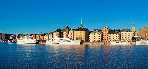 Posterazzi PPI153113S Buildings at waterfront Gamla Stan Stockholm Sweden Poster Print 27 x 9