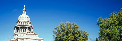 Posterazzi PPI150122S Low Angle View of a Government Building State Capitol Austin Texas USA Poster Print 27 x 9