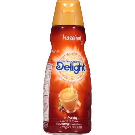International Delight Hazelnut Gourmet Coffee Creamer 32oz_ Pack of 2