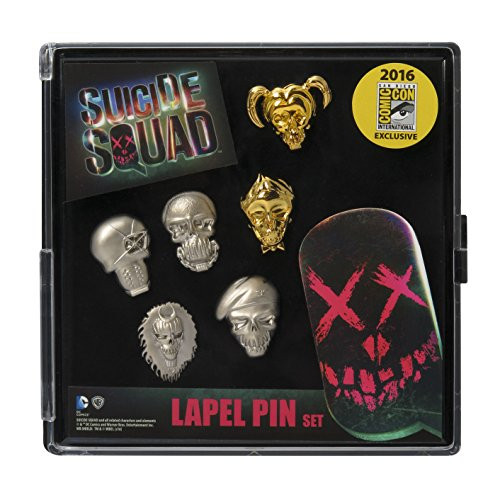 DC Suicide Squad Pewter Lapel Pin SDCC Exclusive 2016 Action Figure 6 Piece DC Suicide Squad Pewter Lapel Pin SDCC Exclusive 2016 Action Figure 6 Piece
