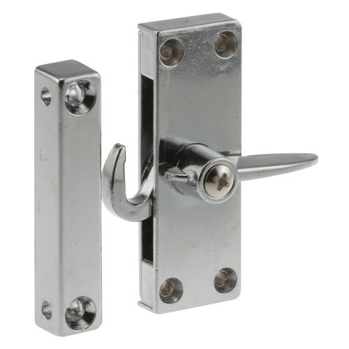 Prime-Line Products A 184 Sliding Screen Door Latch, Left Hand, Chrome Diecast