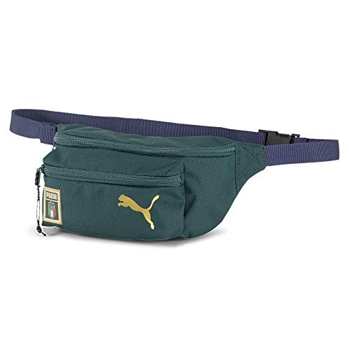 FIGC PUMA D_N_A Academy Waist Bag Ponderosa Pine-Peacoat-Puma Team Gold 07707204