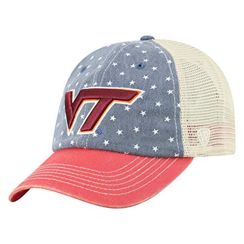 Top of the World Virginia Tech Hokies Mens Adjustable Freedom Icon hat Adjustable