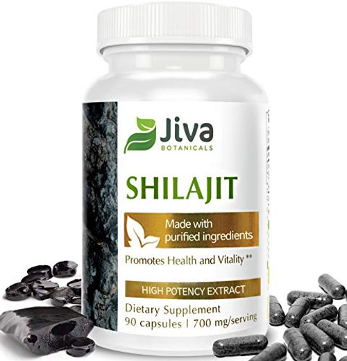 Shilajit Capsules 350 mg Shilajit Pure Himalayan Fulvic Acid with Fulvic Minerals - Pure Himalayan Shilajit by Jiva Botanicals 90 Veg Capsules Shilajit Capsules 350 mg Shilajit Pure Himalayan Fulvic Acid with Fulvic Minerals - Pure Himalayan Shilajit by Jiva Botanicals 90 Veg Capsules