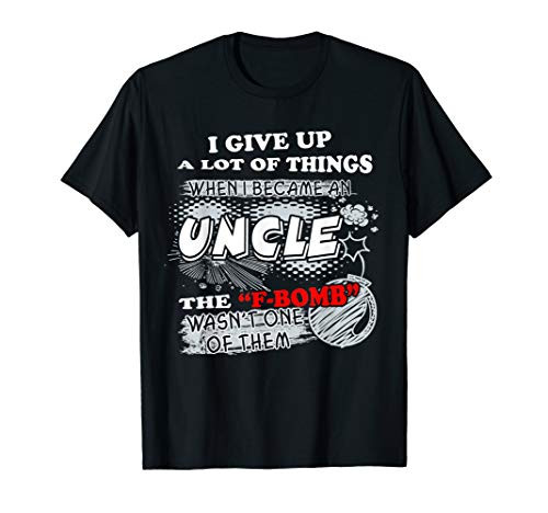 Mens Uncle T-Shirt Funny F-Bomb Tee Shirt Great Uncle F Bomb Gift