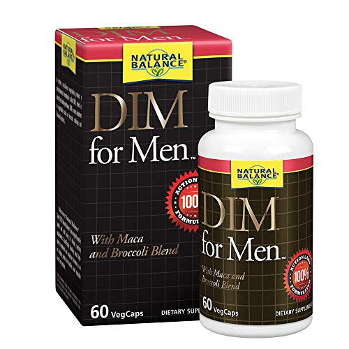 Natural Balance DIM for Men Hormone Balance Supplement for Energy Vitality Mood Support With Maca Broccoli Extract 60 VegCaps 60 Servings Natural Balance DIM for Men Hormone Balance Supplement for Energy Vitality Mood Support With Maca Broccoli Extract 60 VegCaps 60 Servings