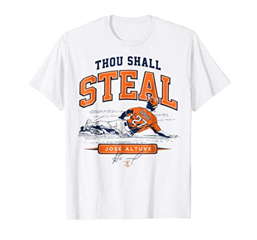 Jose Altuve Thou Shall Steal T-Shirt - Apparel
