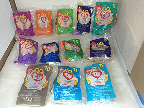 Ty Beanie Babies - 1998 Complete SET of 12 McDonalds TY BEANIE Babies