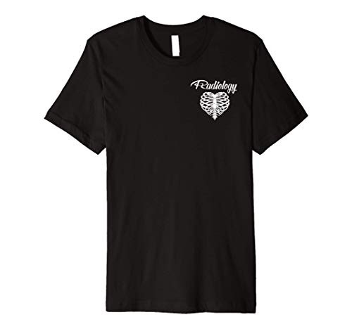 Rad Techs Have Big Hearts Radiology X-Ray Tech Gifts Premium T-Shirt
