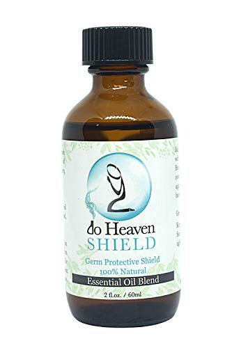2oz doHeaven Shield  100 Natural Undiluted Essential Oil Blend to Fight Germs w Cinnamon Rosemary Cloves Eucalyptus Lemon  Base to Prepare 4 Thieves and The Good Samaritan Oil by Ecologic Mart