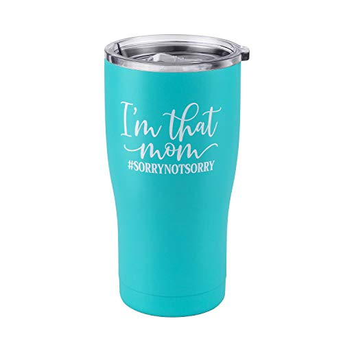 Funny Gifts For Mom From Daughter Son - Im That Mom Tumbler - Birthday Gifts For Mom - Mothers Day Gifts For Mom - Mom Birthday Presents From Husband - New Mom Pregnant Mom Wife Mint 20 Oz