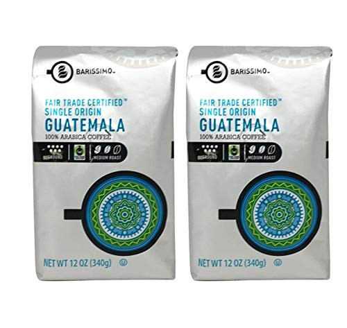 BARISSIMO 100 ARABICA Ground Coffee 12oz bag One-way Freshness Valve Package Guatemala Medium Roast 2 Count BARISSIMO 100 ARABICA Ground Coffee 12oz bag One-way Freshness Valve Package Guatemala Medium Roast 2 Count