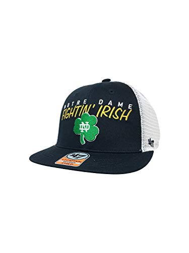 47 Brand Notre Dame hat Snapback Cap One Size Navy Wordmark