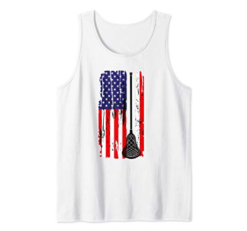 American Flag Lacrosse USA Shirt Lax Gear Player Coach Gift Tank Top American Flag Lacrosse USA Shirt Lax Gear Player Coach Gift Tank Top