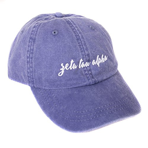 Zeta Tau Alpha N Sorority Baseball Hat Cap Cursive Name Font ZTA Purple - N Zeta Tau Alpha N Sorority Baseball Hat Cap Cursive Name Font ZTA Purple - N