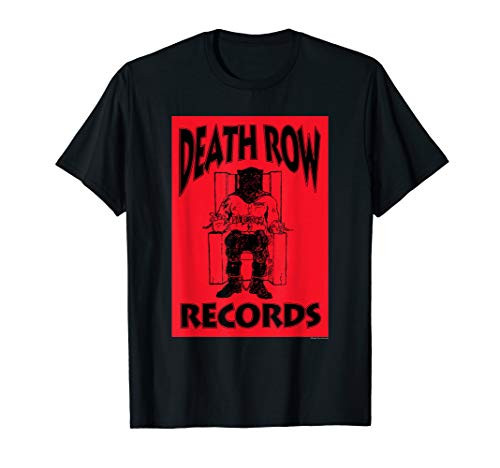 Death Row Records Logo Black Box Reversed T-Shirt
