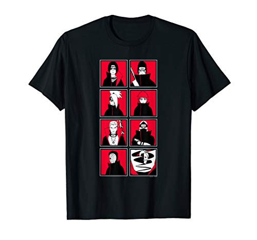 Naruto Shippuden Akatsuki Frames T-Shirt