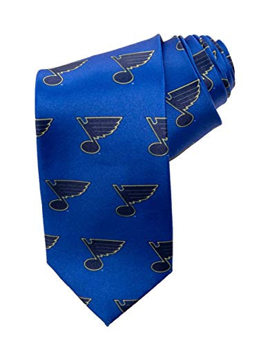 NHL Mens All Over Team Logo Neck Tie St_Louis Blues