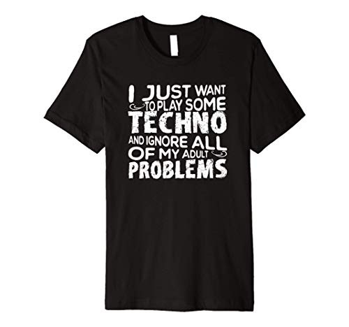 Funny Techno T-shirt Trap Music EDM Raver Gear House Lover