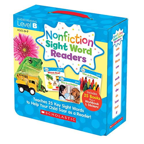 Scholastic SC-584282 Nonfiction Sight Word Readers Set Level B Pack of 27
