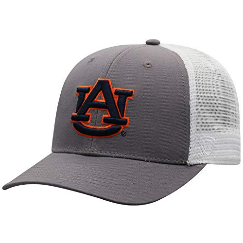 Top of the World Auburn Tigers Mens Top of the World BB Trucker Charcoal Icon Hat Adjustable