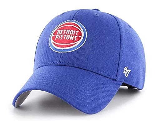 47 Detroit Pistons MVP Hat Structured Adjustable Cap Blue