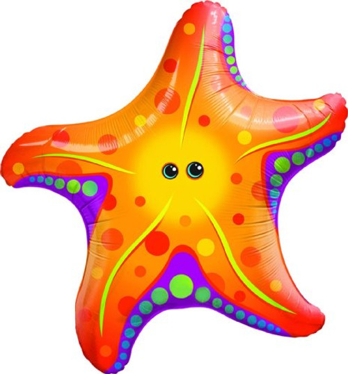 Mayflower Distributing - Super Sea Star Jumbo Foil Balloon - Standard Mayflower Distributing - Super Sea Star Jumbo Foil Balloon - Standard