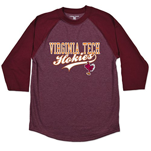 College Kids NCAA Virginia Tech Hokies Youth Home Run Raglan Tee Size 7X-Small Maroon College Kids NCAA Virginia Tech Hokies Youth Home Run Raglan Tee Size 7X-Small Maroon