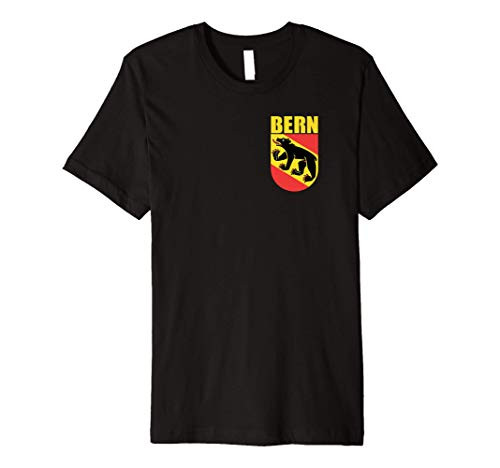 Coat Of Arms Of Bern Switzerland Souvenir Swiss City Of Bern Premium T-Shirt