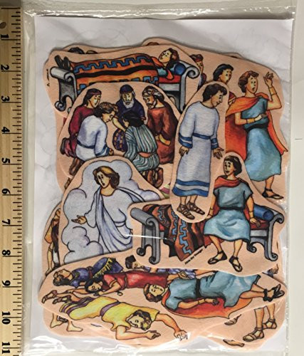 Story Time Felts Alma The Younger Felt Figures for Flannel Boards Scripture Stories Book of Mormon Regular Size Precut Adult 4-6 Tall