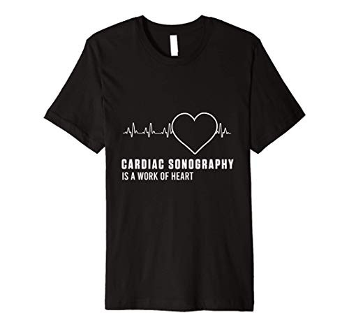 Cardiac Sonographer Echo Tech Educate RDCS Premium T-Shirt