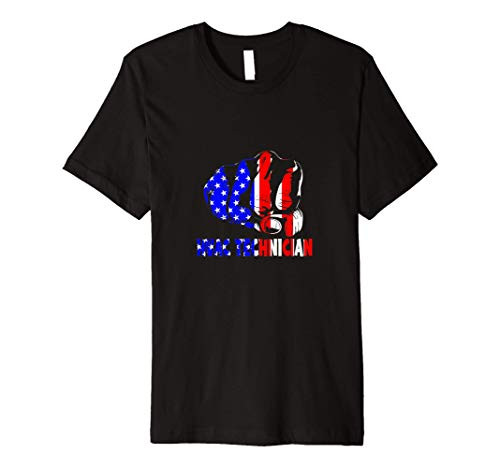 HVAC Technician US Flag Funny HVAC Tech Premium T-Shirt