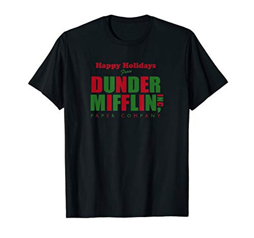 The Office Happy Holidays Dunder Mifflin T-Shirt