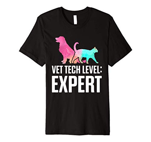 Vet Tech Fun Expert Funny Veterinary Technician Premium T-Shirt