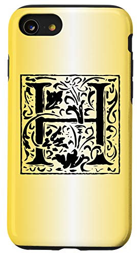 iPhone SE 2020  7  8 Letter H Initial Monogram Personalized Name Gifts Floral Case