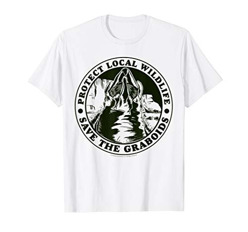 Tremors Protect Local Wildlife Save The Graboids Circle Logo T-Shirt