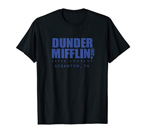 The Office Blue Dunder Mifflin Scranton PA T-Shirt The Office Blue Dunder Mifflin Scranton PA T-Shirt