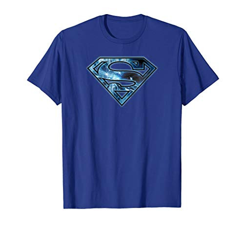 Superman On Ice Shield T Shirt