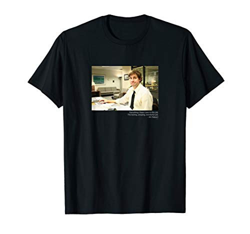The Office Jim Smirking with Quote T-Shirt