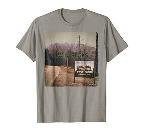 Twin Peaks City Limits Welcome Sign Vintage Graphic T-Shirt